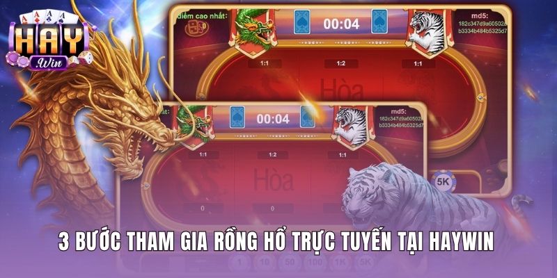 Quy trình đặt cược chuẩn xác trong Rồng hổ online