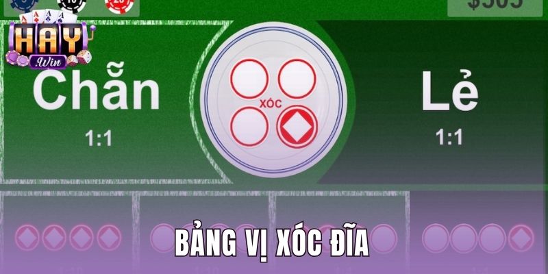 Bảng Vị Xóc Đĩa - Hướng Dẫn Giải Mã Ký Hiệu Tại Haywin