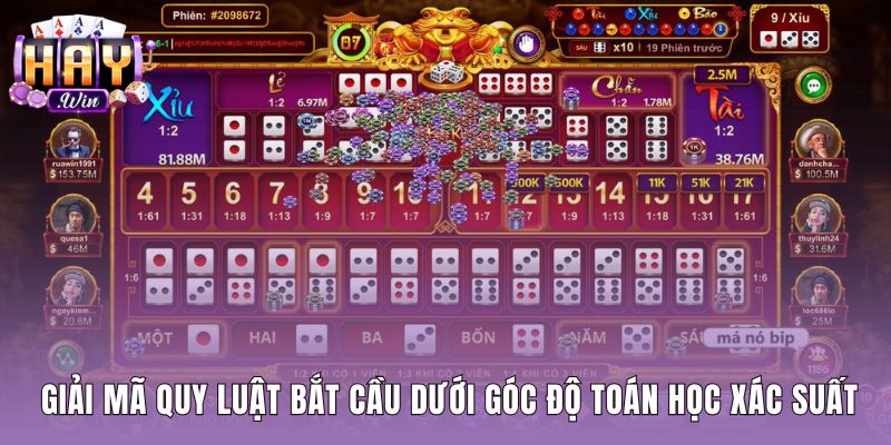 Bắt cầu tài xỉu dưới góc nhìn toán học xác suất