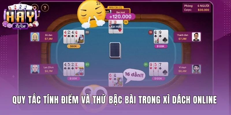Quy tắc tính điểm cùng giá trị lá Át Xì dách online